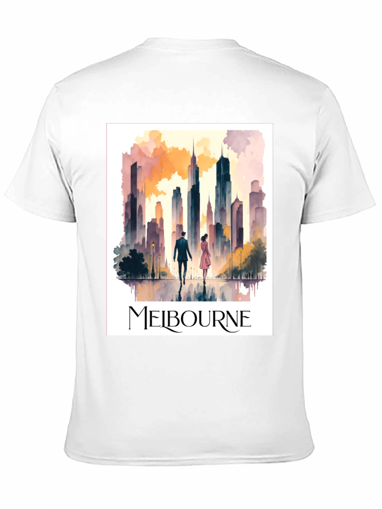 Melbourne Cityscape Graphic Tee