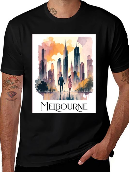 Melbourne Cityscape Graphic Tee