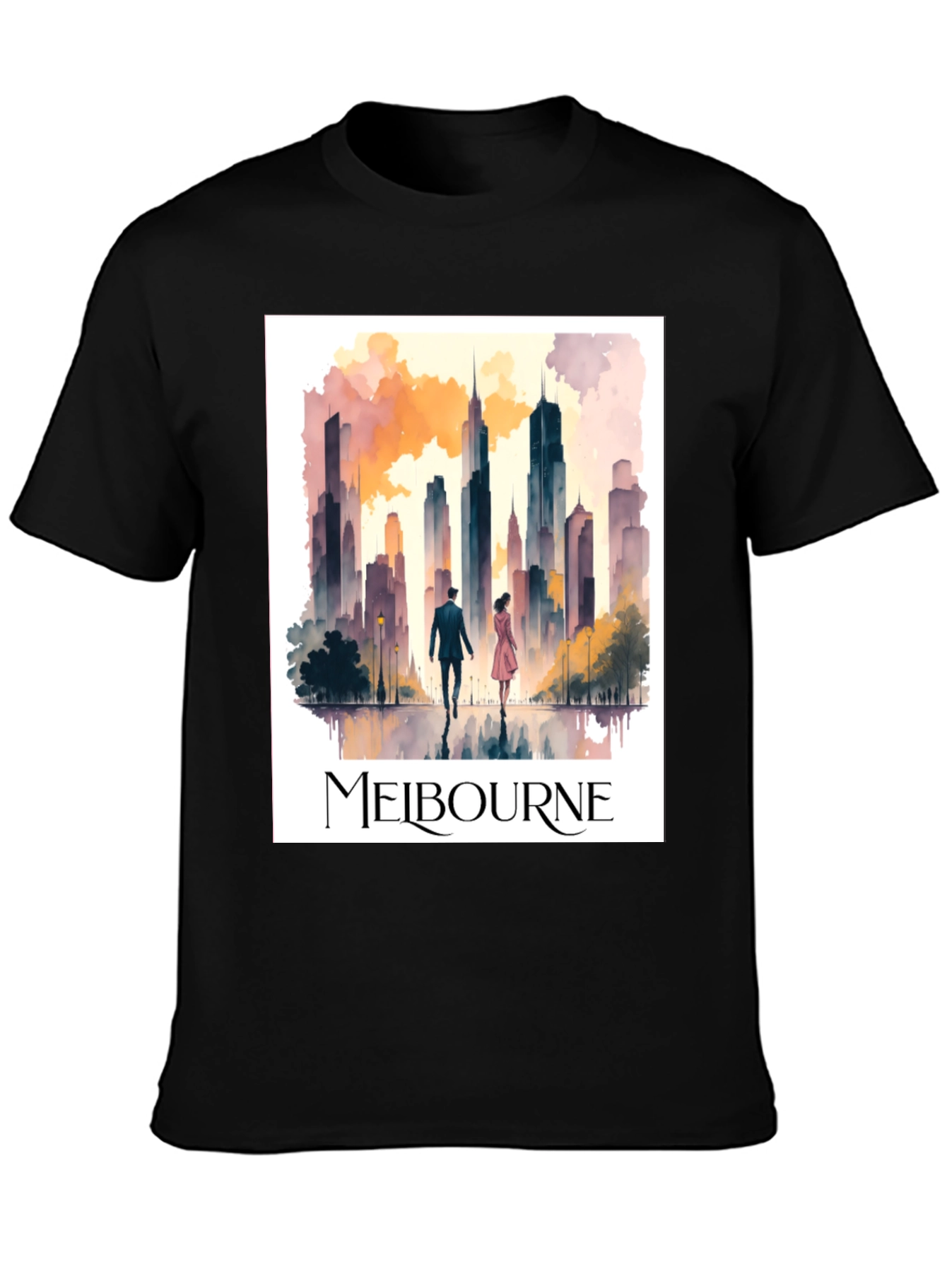 Melbourne Cityscape Graphic Tee