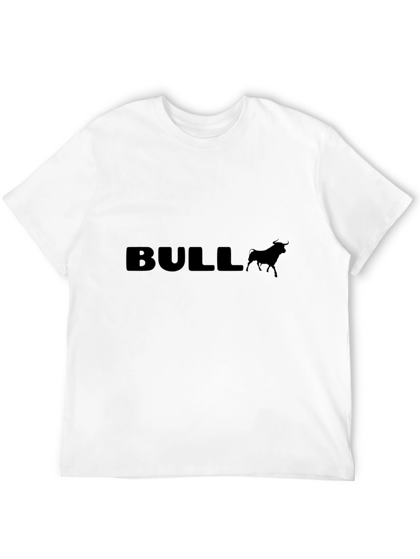Bold Bull Graphic Tee - Black