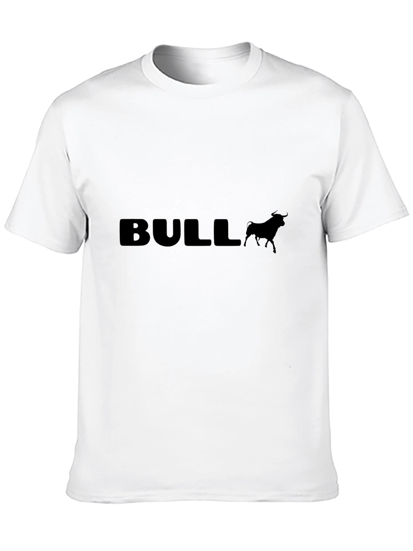 Bold Bull Graphic Tee - Black