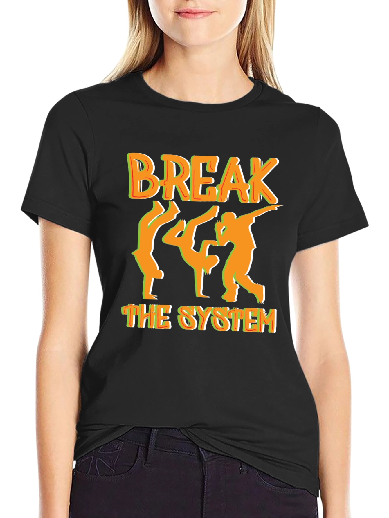 Break The System Graphic Tee - Street Dance Style