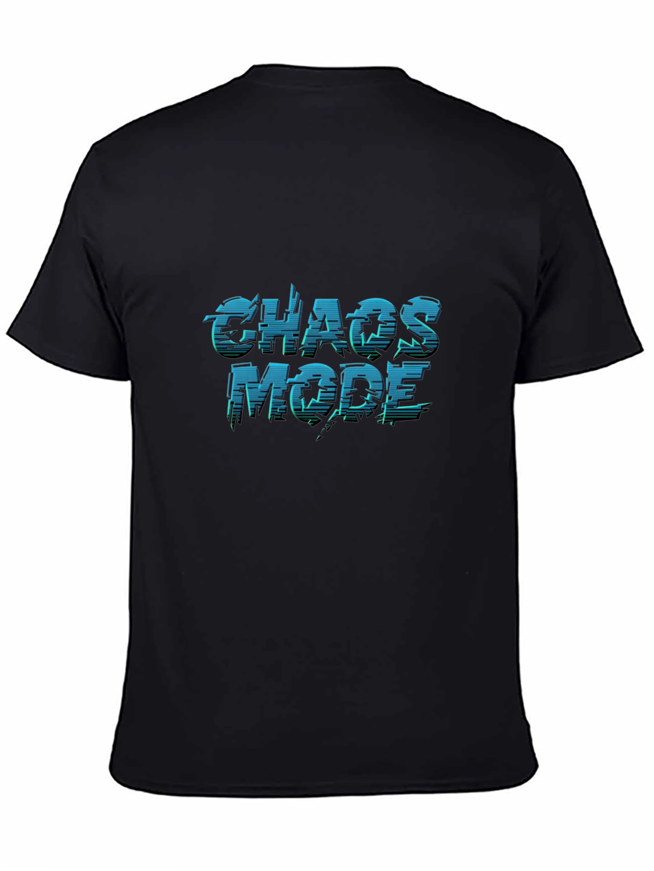 Chaos Mode Black T-Shirt - Gamer Style