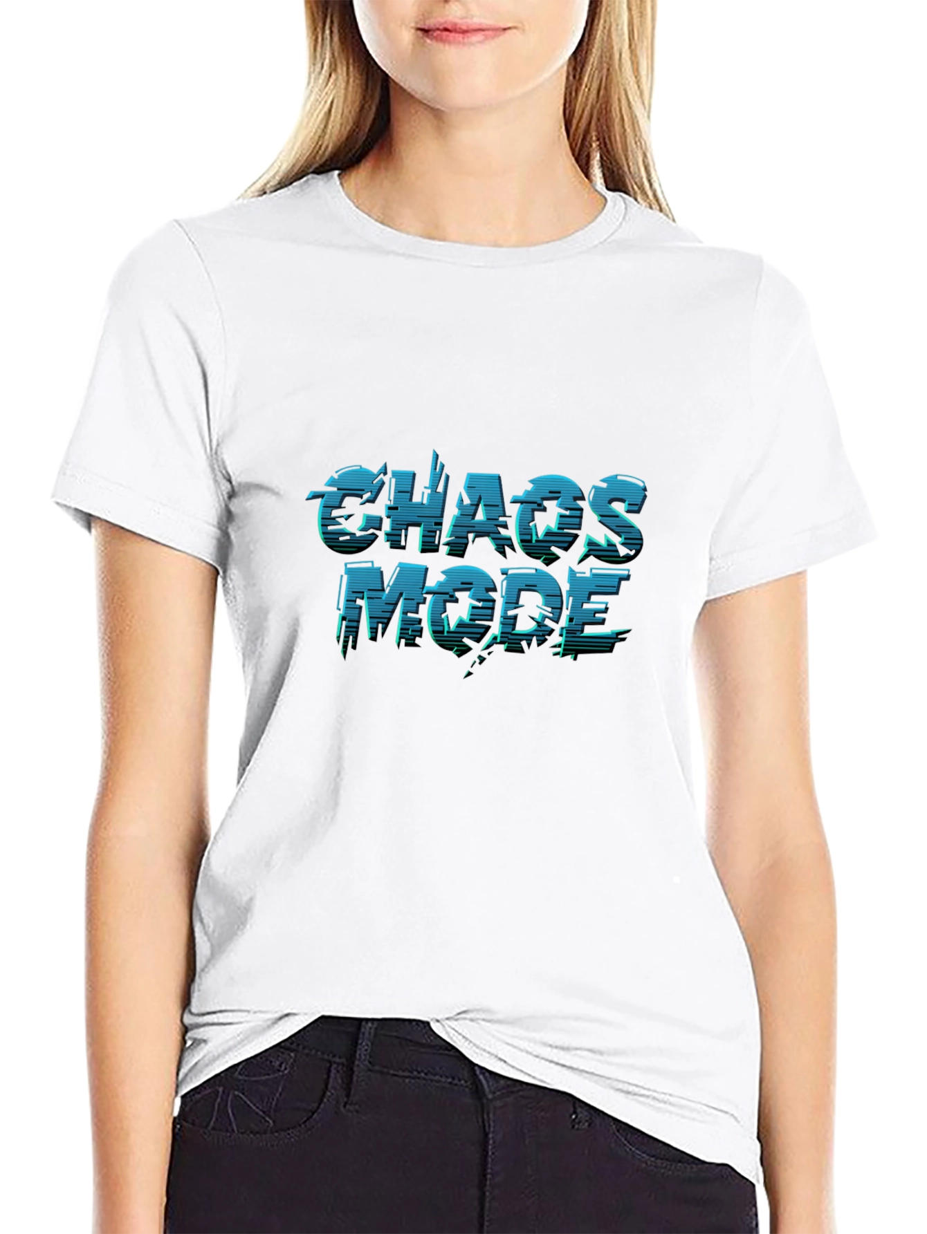 Chaos Mode Black T-Shirt - Gamer Style