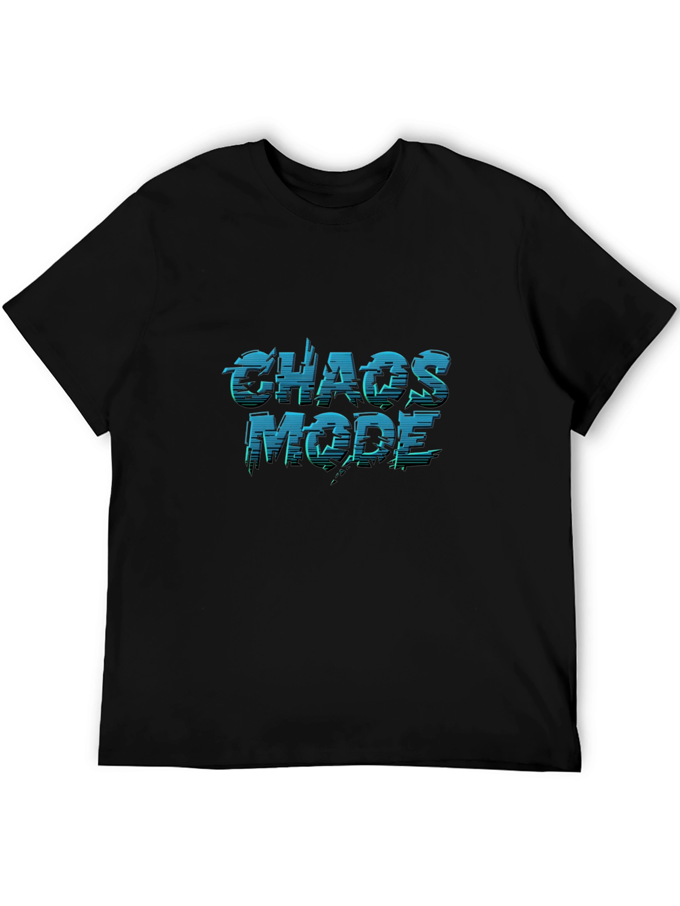 Chaos Mode Black T-Shirt - Gamer Style