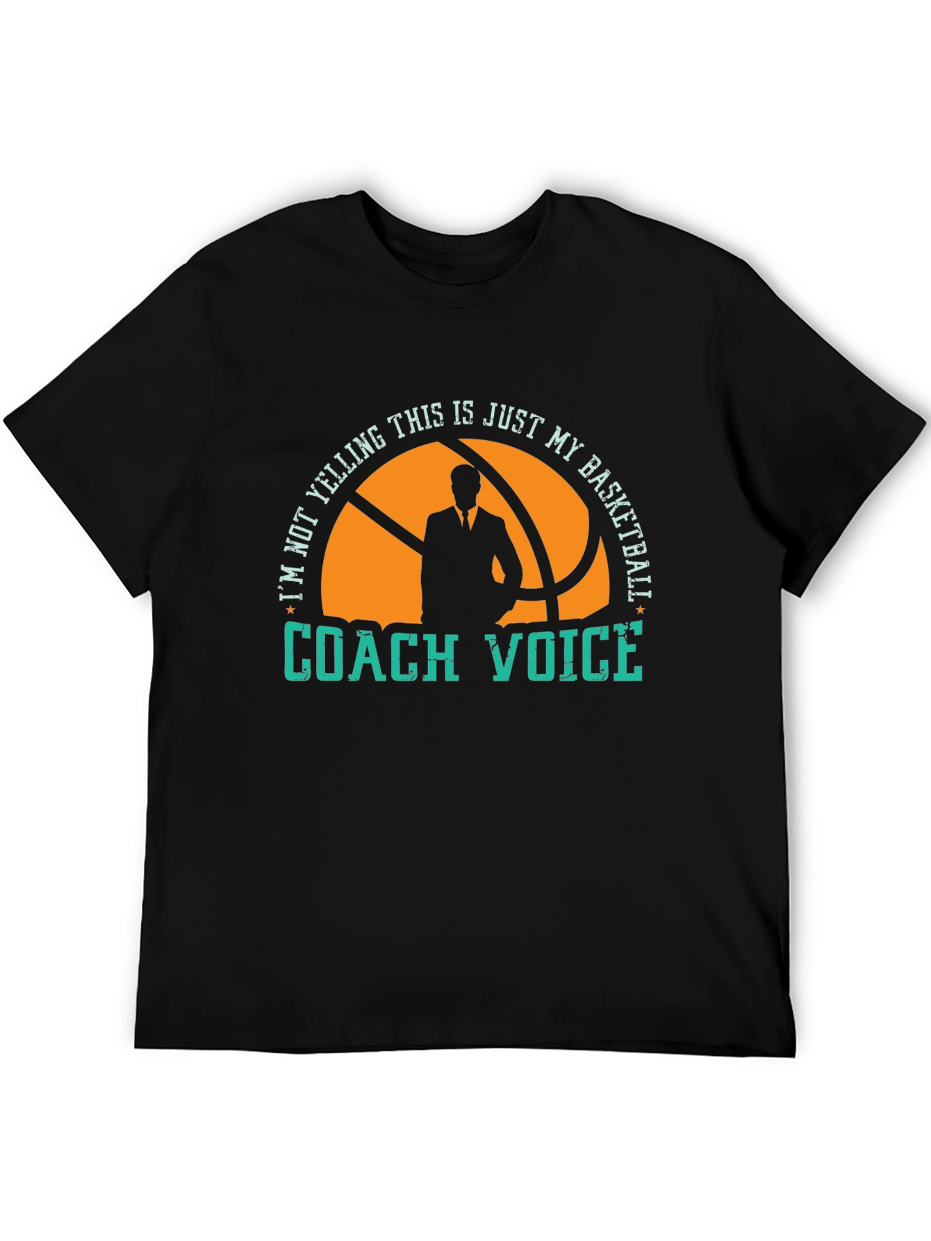 Basketball Coach Voice Graphic Tee