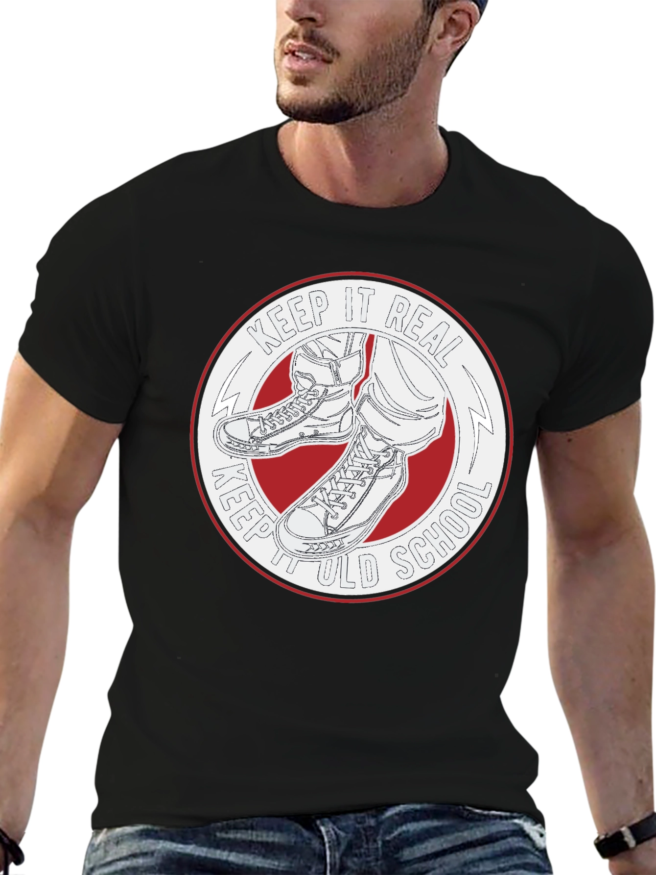 Keep It Real Old School Graphic Tee