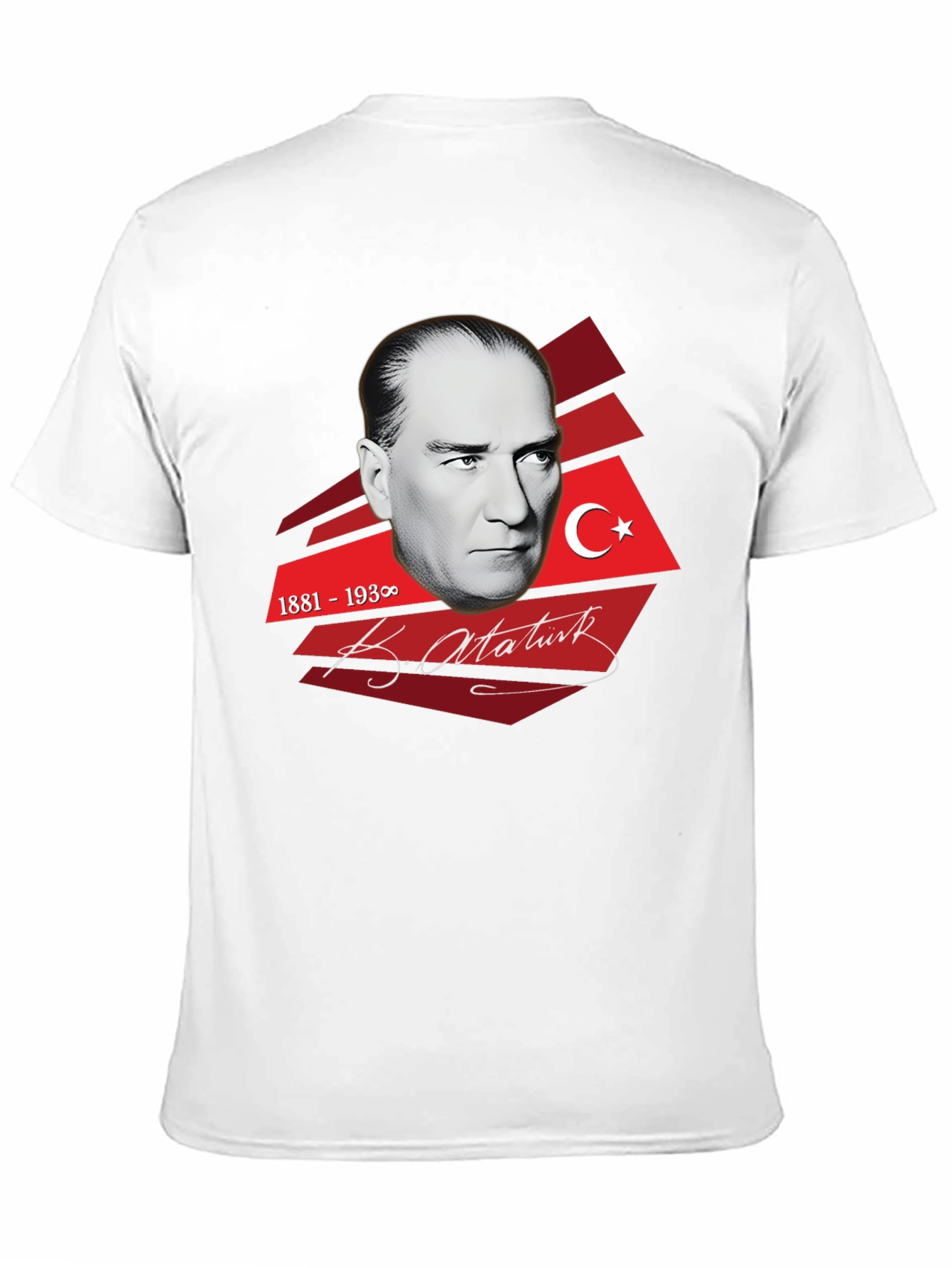 Atatürk Graphic T-Shirt - Black Stylish Mens Tee
