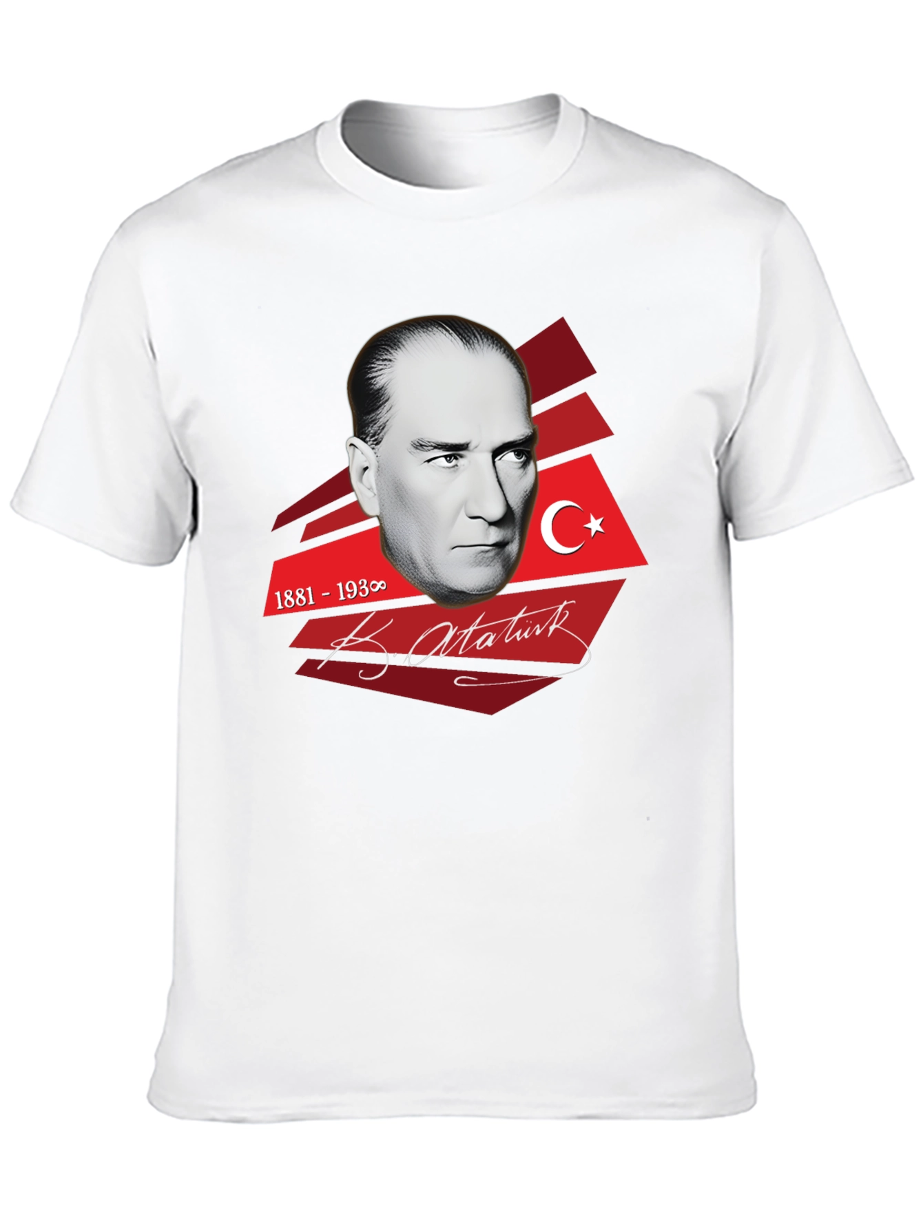 Atatürk Graphic T-Shirt - Black Stylish Mens Tee
