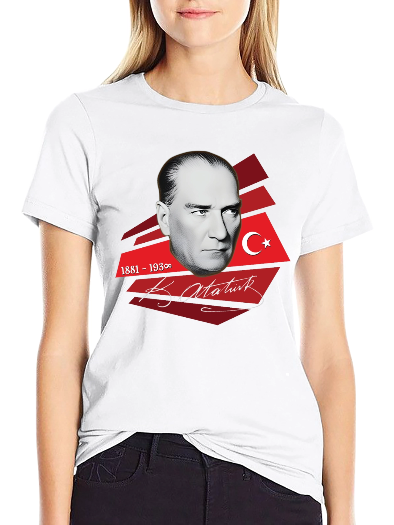 Atatürk Graphic T-Shirt - Black Stylish Mens Tee