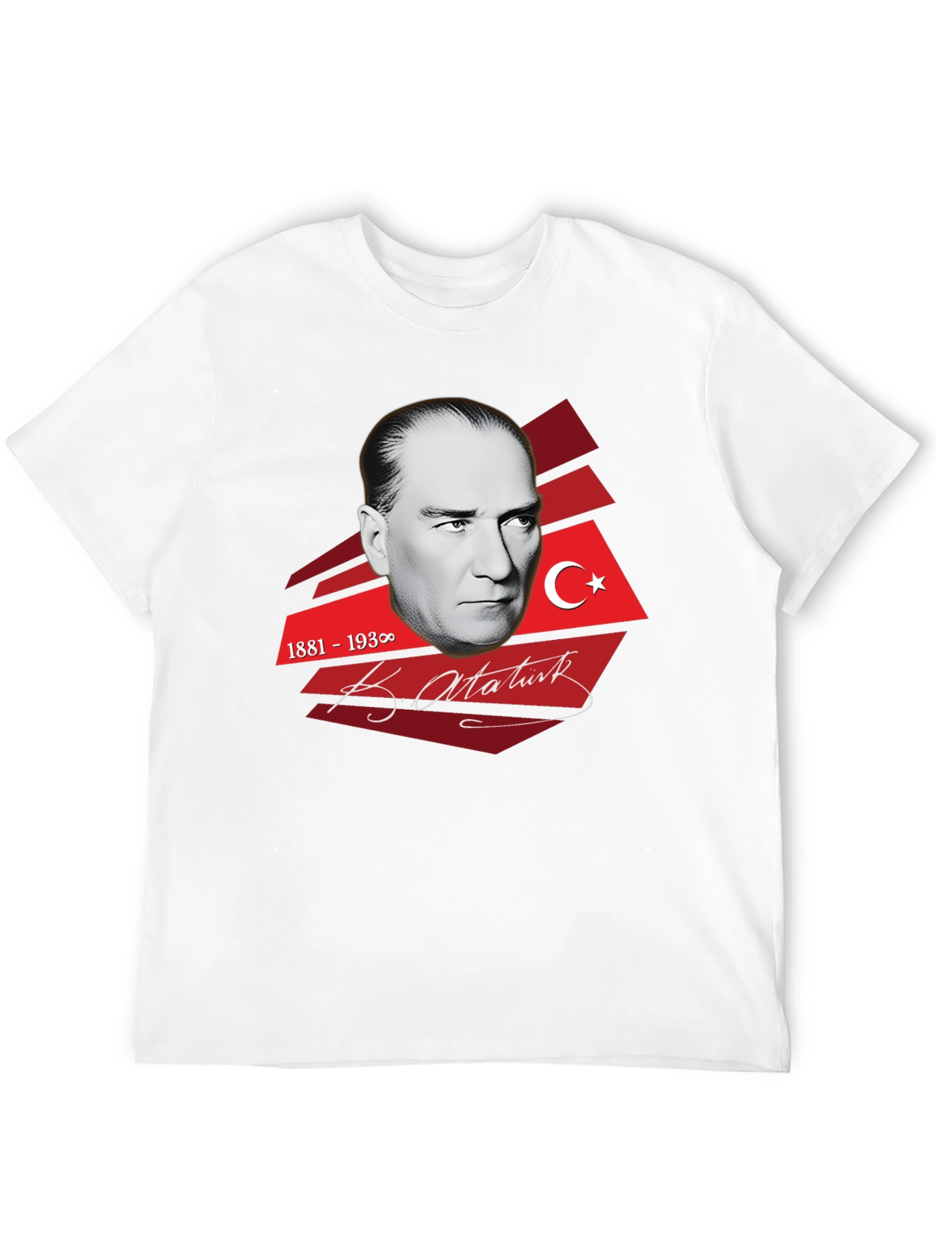 Atatürk Graphic T-Shirt - Black Stylish Mens Tee
