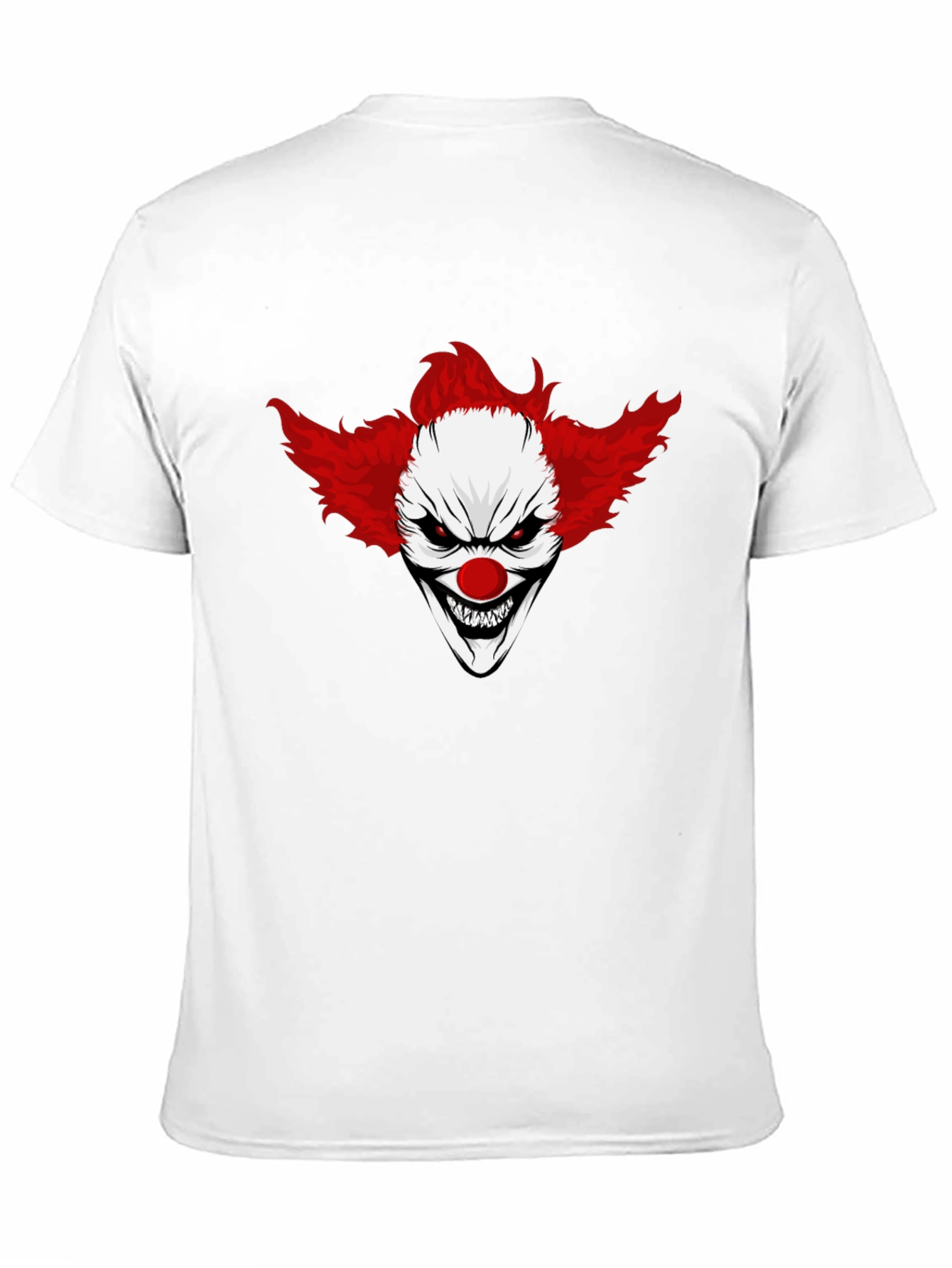 Creepy Clown Graphic Black T-Shirt
