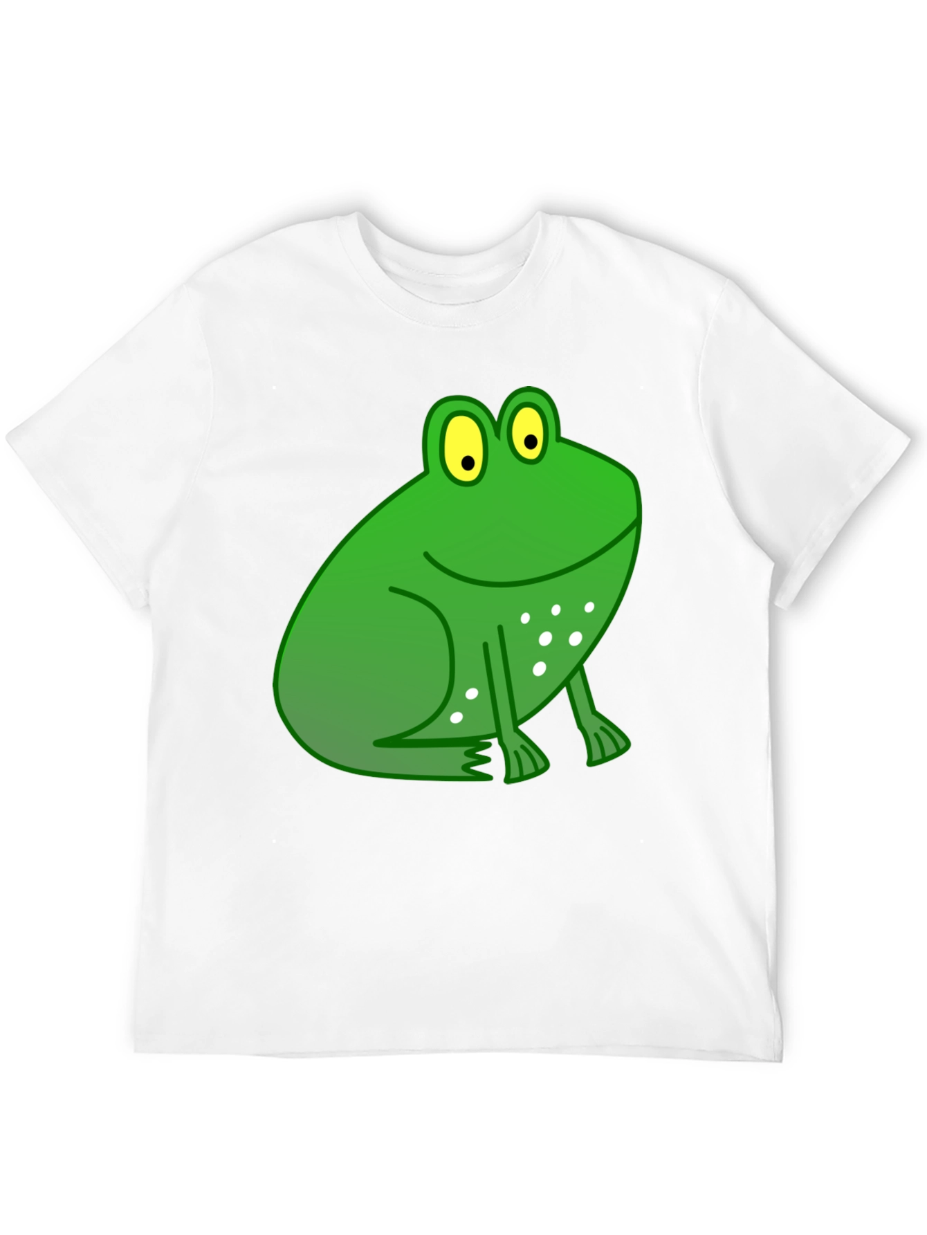 Funny Frog Graphic Black T-Shirt