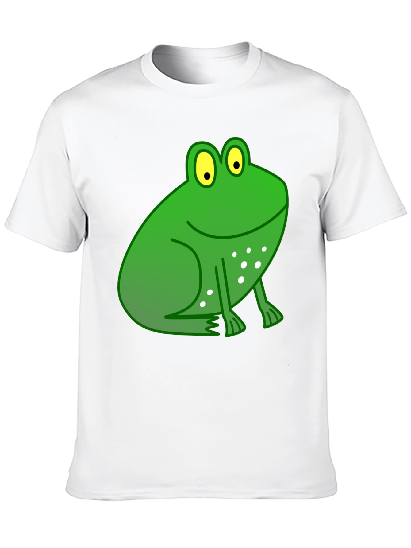 Funny Frog Graphic Black T-Shirt