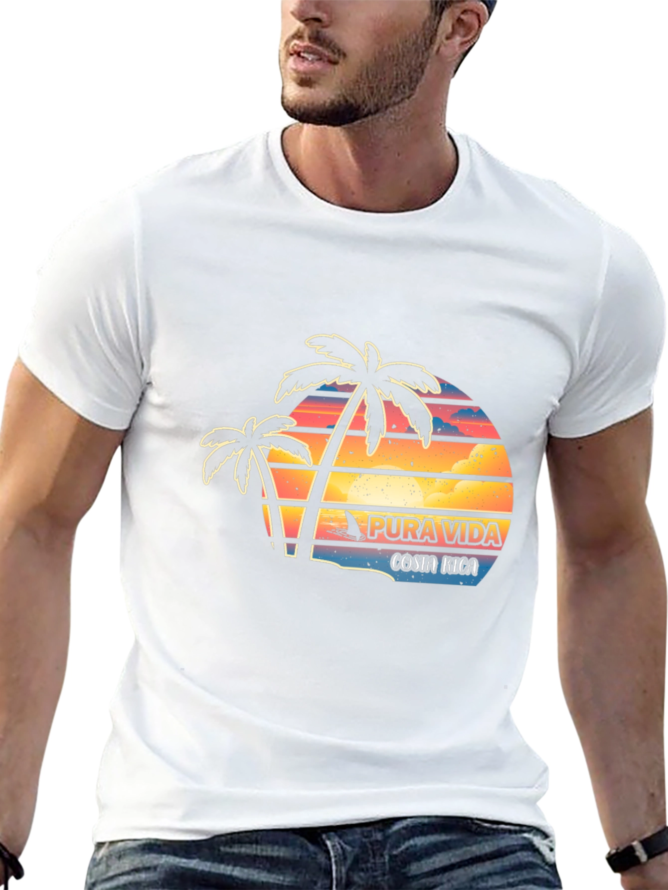 Pura Vida Costa Rica Graphic T-Shirt
