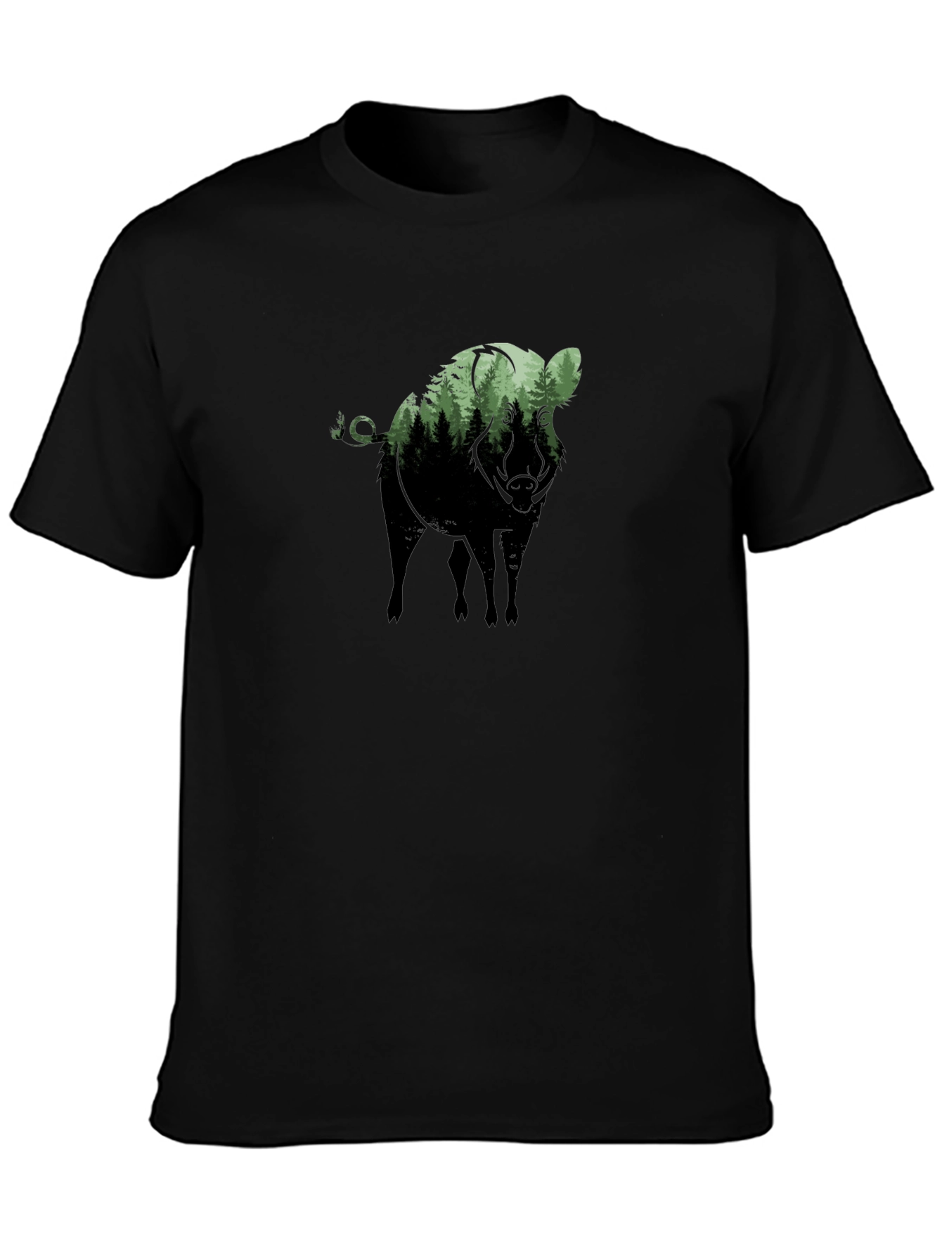 Nature Hog Graphic T-Shirt - Black
