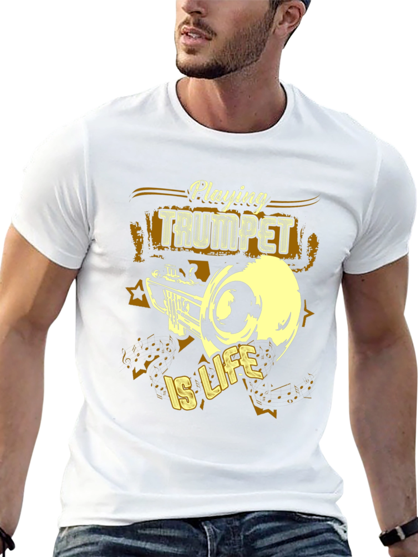Trumpet is Life Graphic Tee