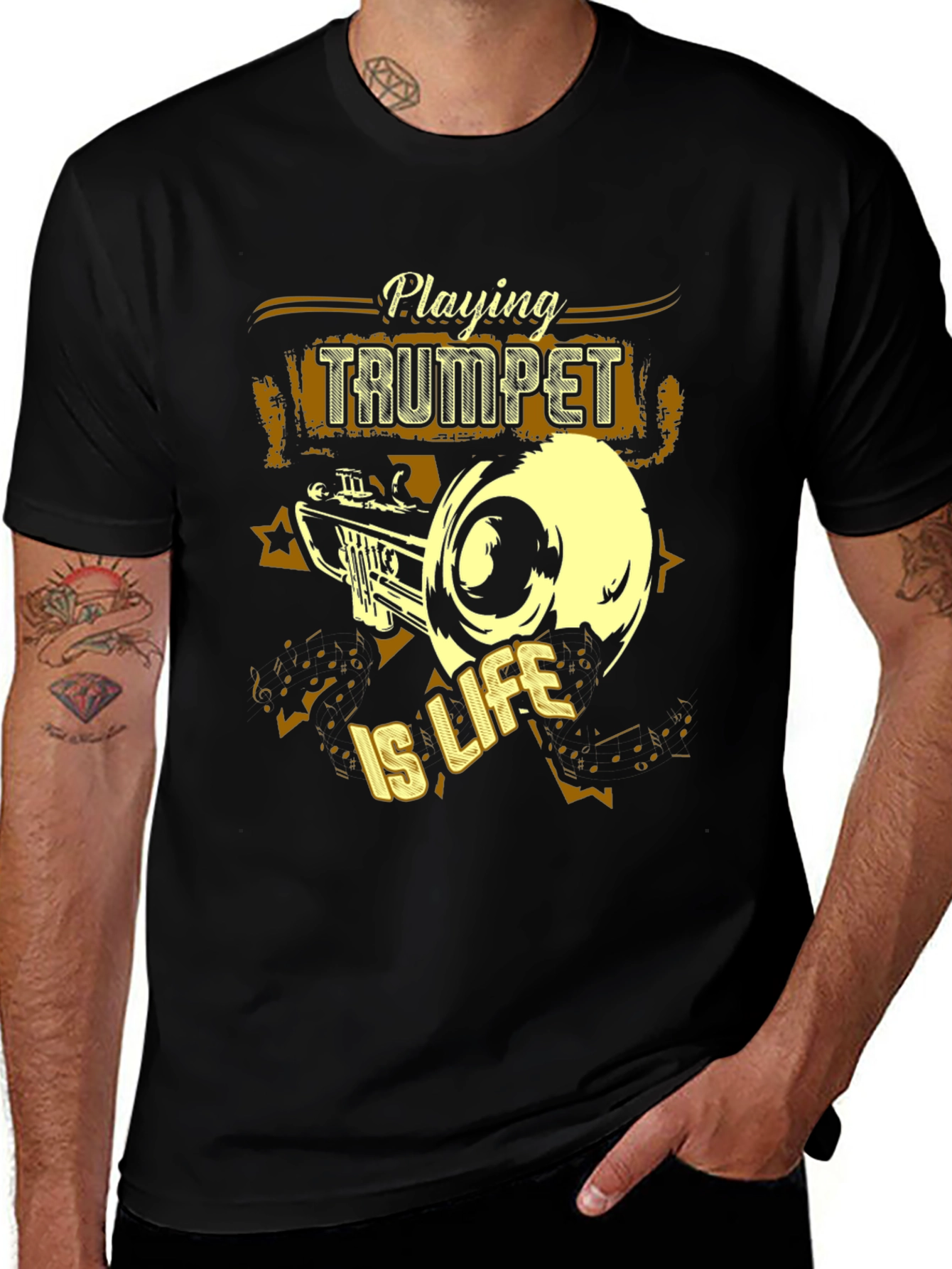 Trumpet is Life Graphic Tee