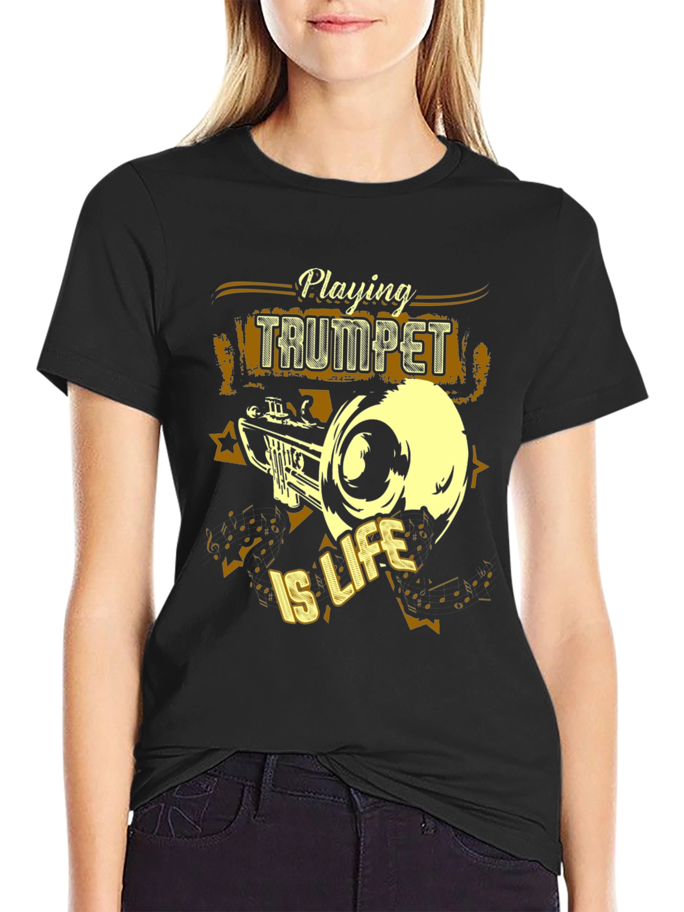 Trumpet is Life Graphic Tee