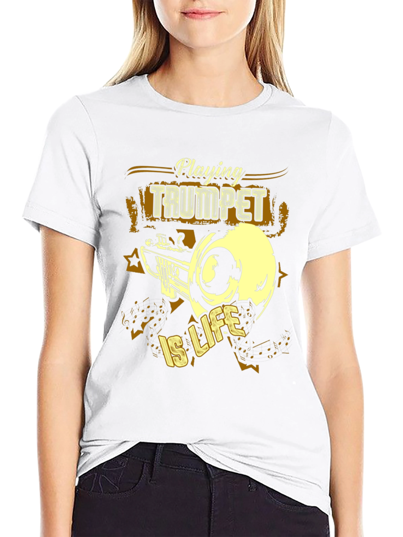 Trumpet is Life Graphic Tee