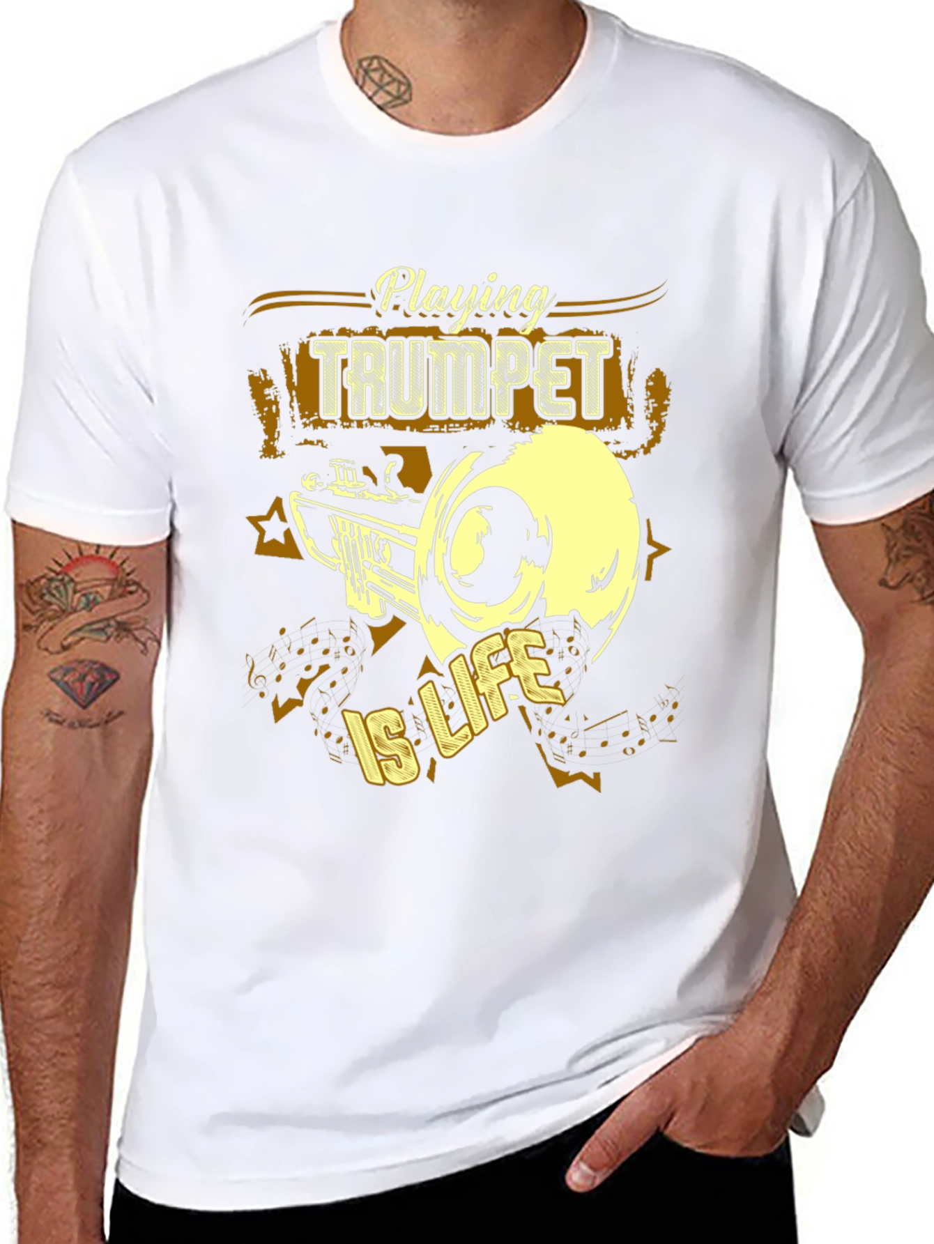 Trumpet is Life Graphic Tee