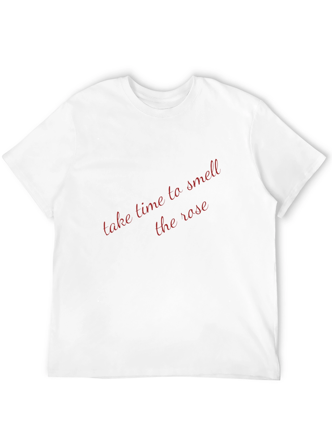 Take Time To Smell The Rose Black T-Shirt