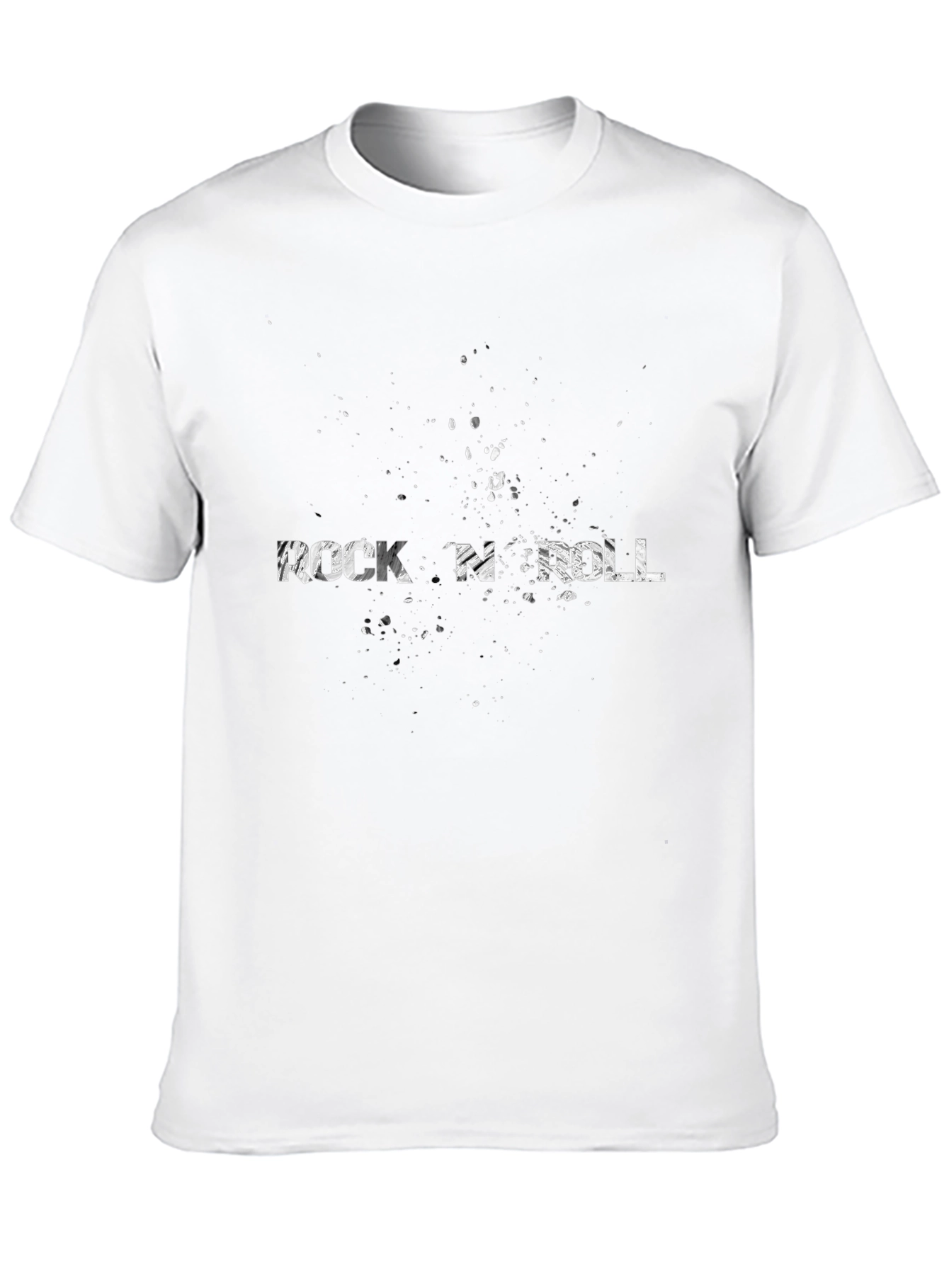 Rock N Roll Graphic Black T-Shirt