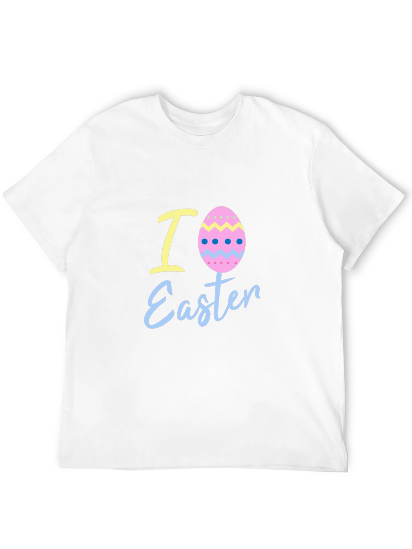 I Love Easter Egg Black T-Shirt