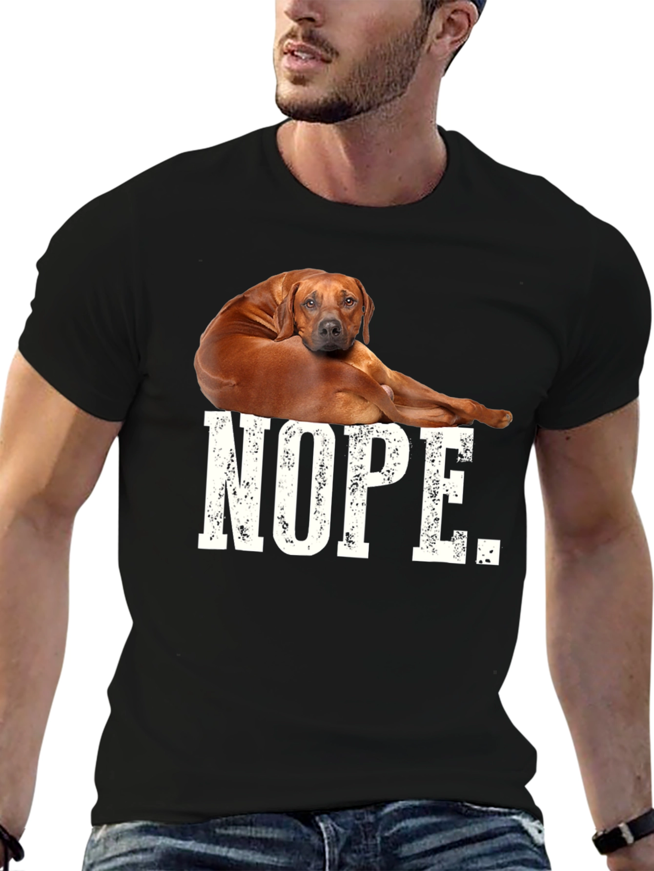Nope Dog T-Shirt - Unisex Tee