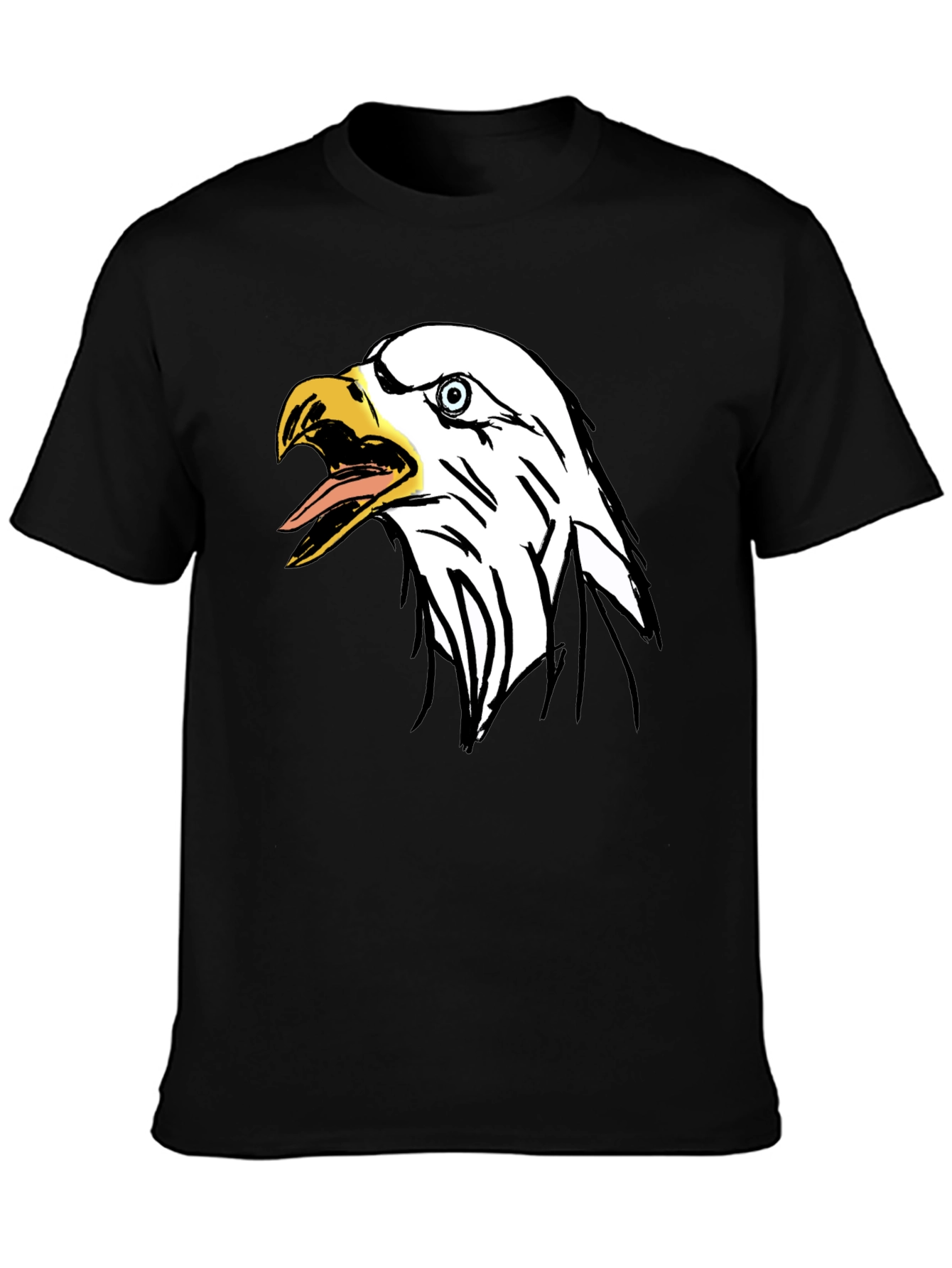 Eagle Graphic Tee - Mens Black T-Shirt