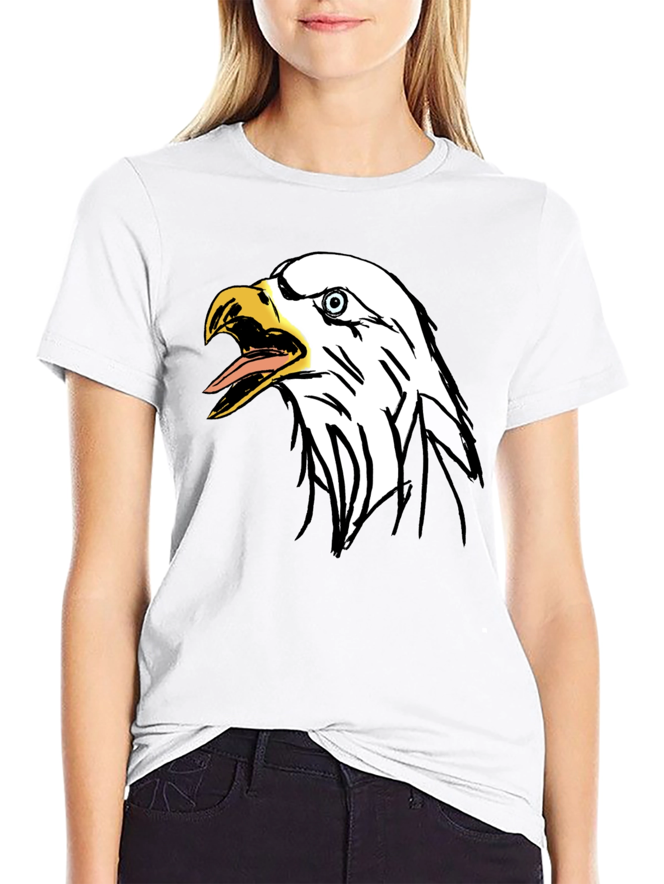 Eagle Graphic Tee - Mens Black T-Shirt
