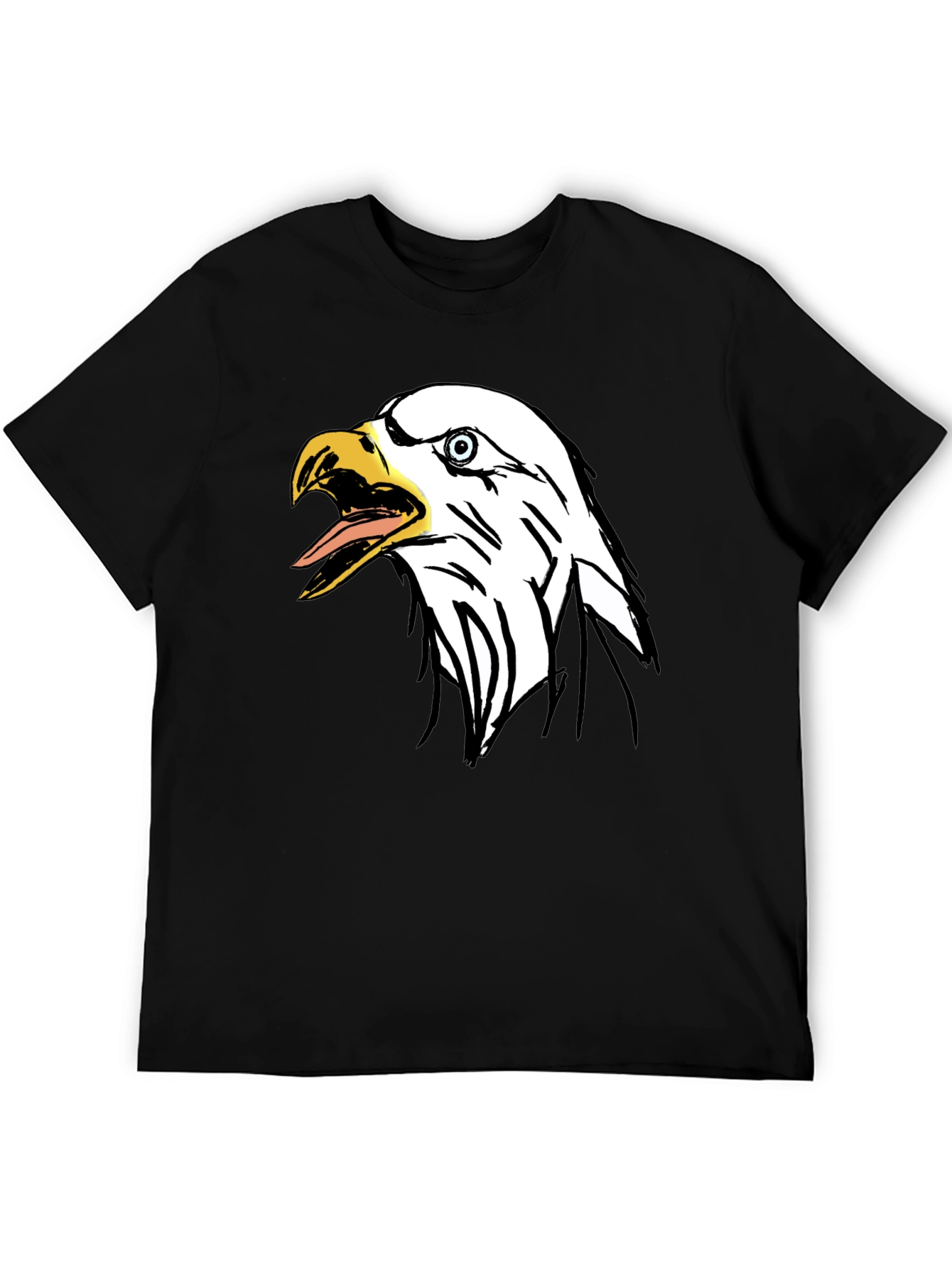 Eagle Graphic Tee - Mens Black T-Shirt
