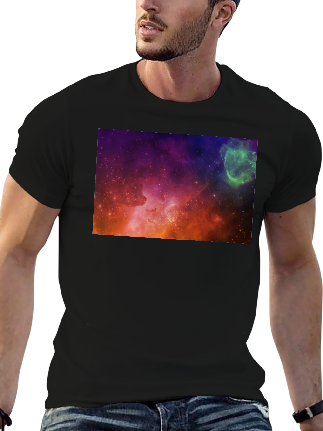 Nebula Space Graphic T-Shirt