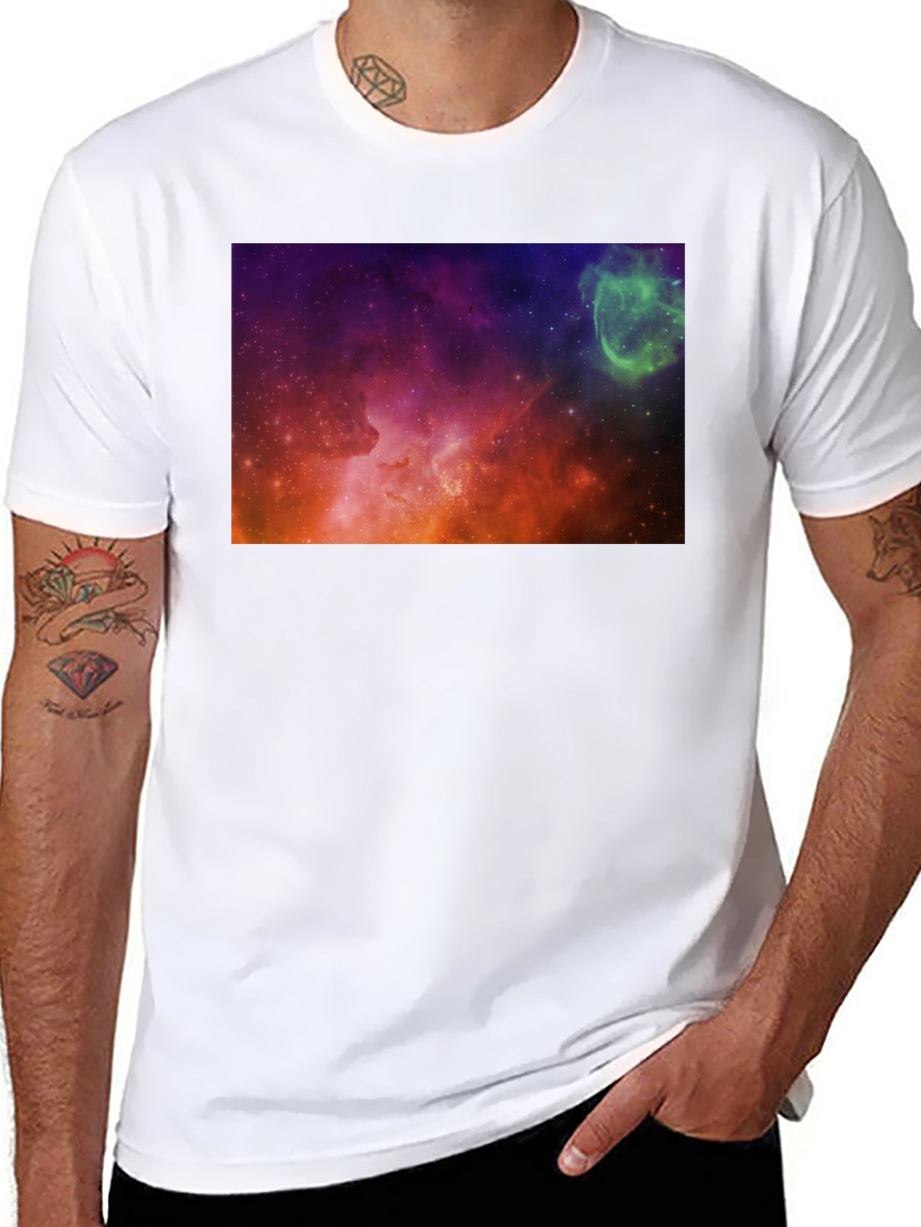 Nebula Space Graphic T-Shirt