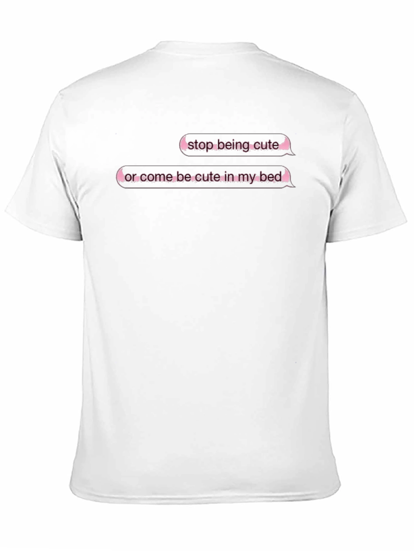 Stop Being Cute Black T-Shirt