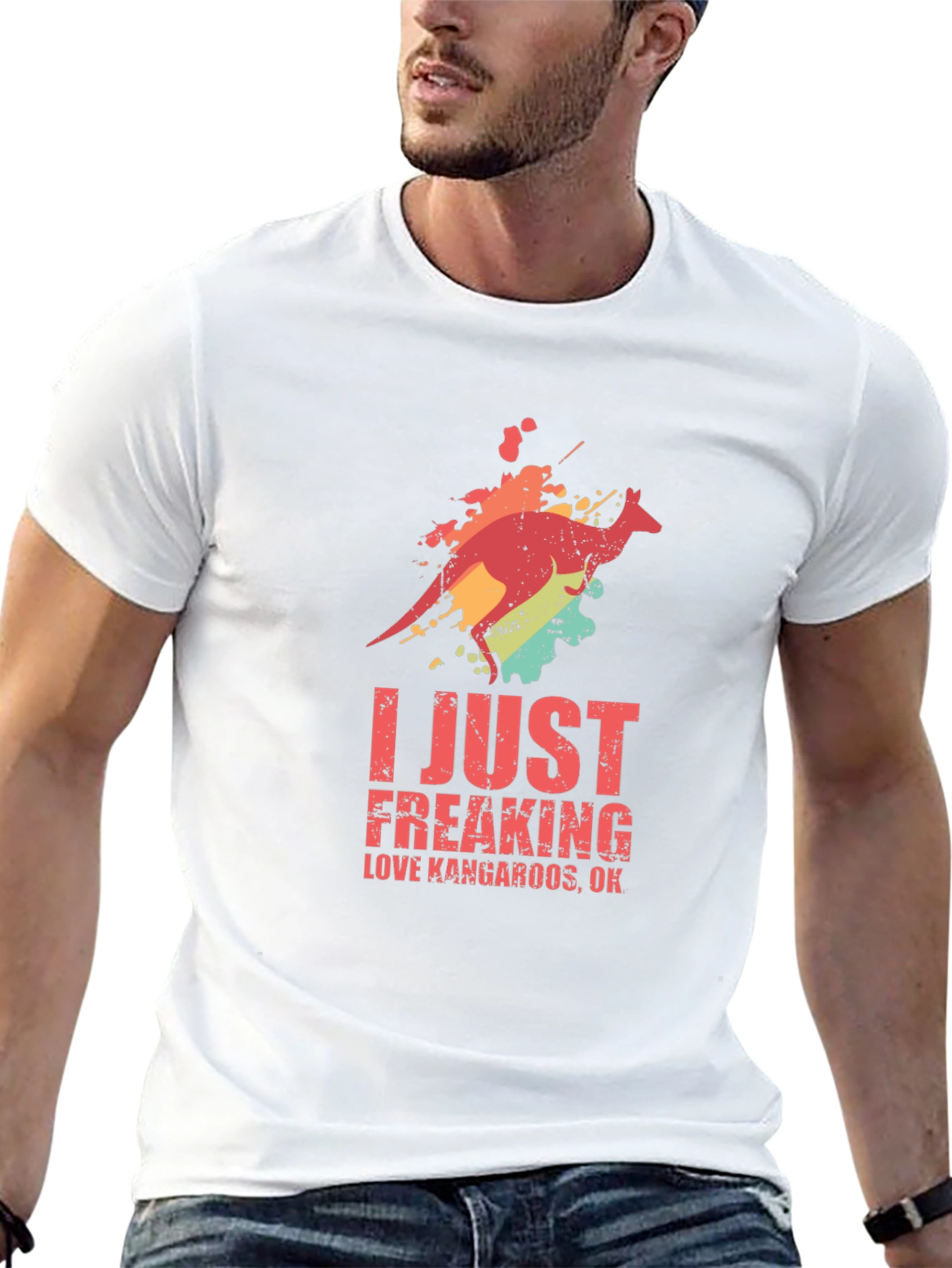 Kangaroo T-Shirt: I Just Freaking Love Kangaroos