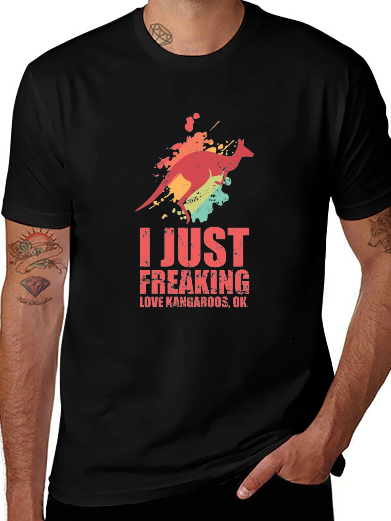 Kangaroo T-Shirt: I Just Freaking Love Kangaroos