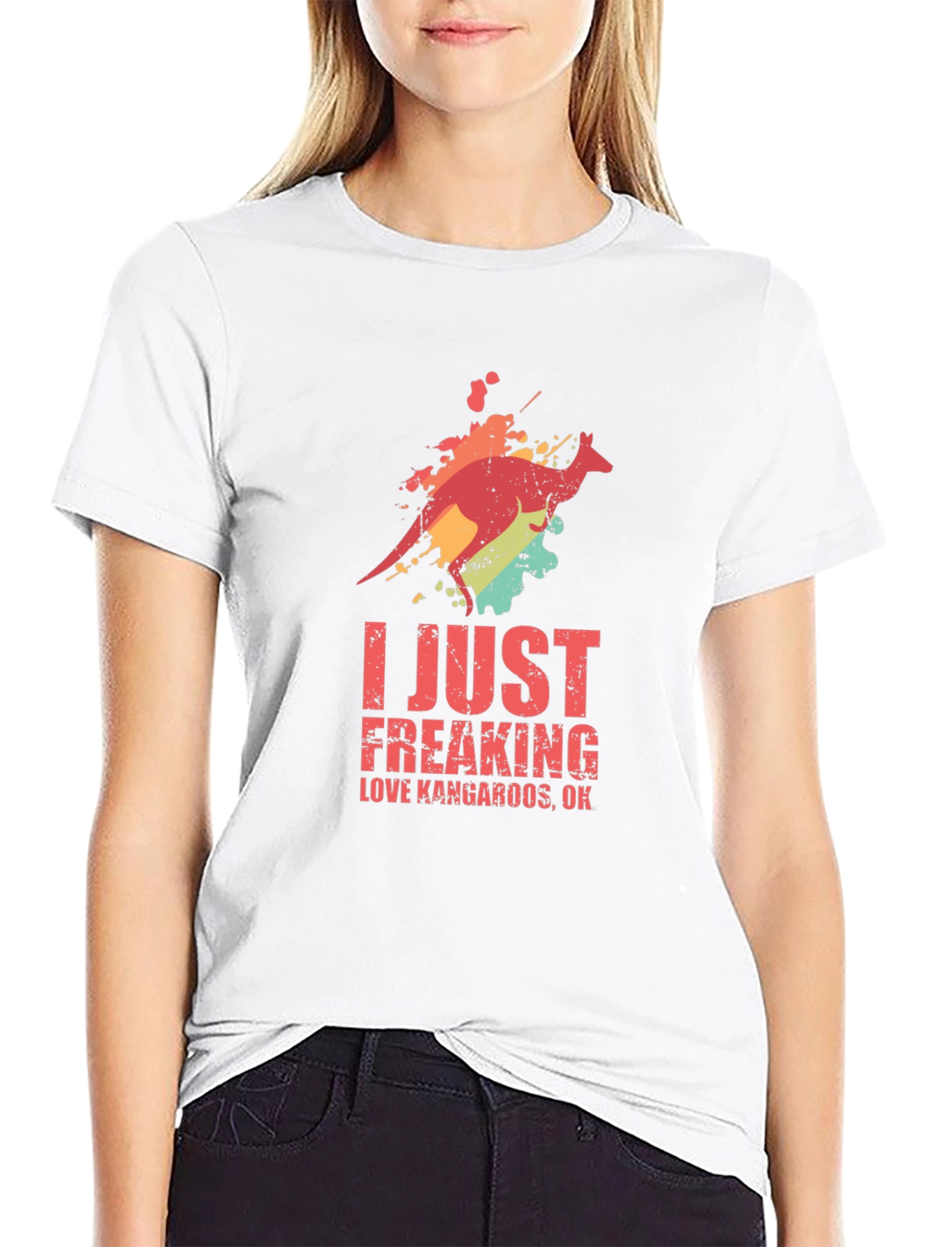Kangaroo T-Shirt: I Just Freaking Love Kangaroos