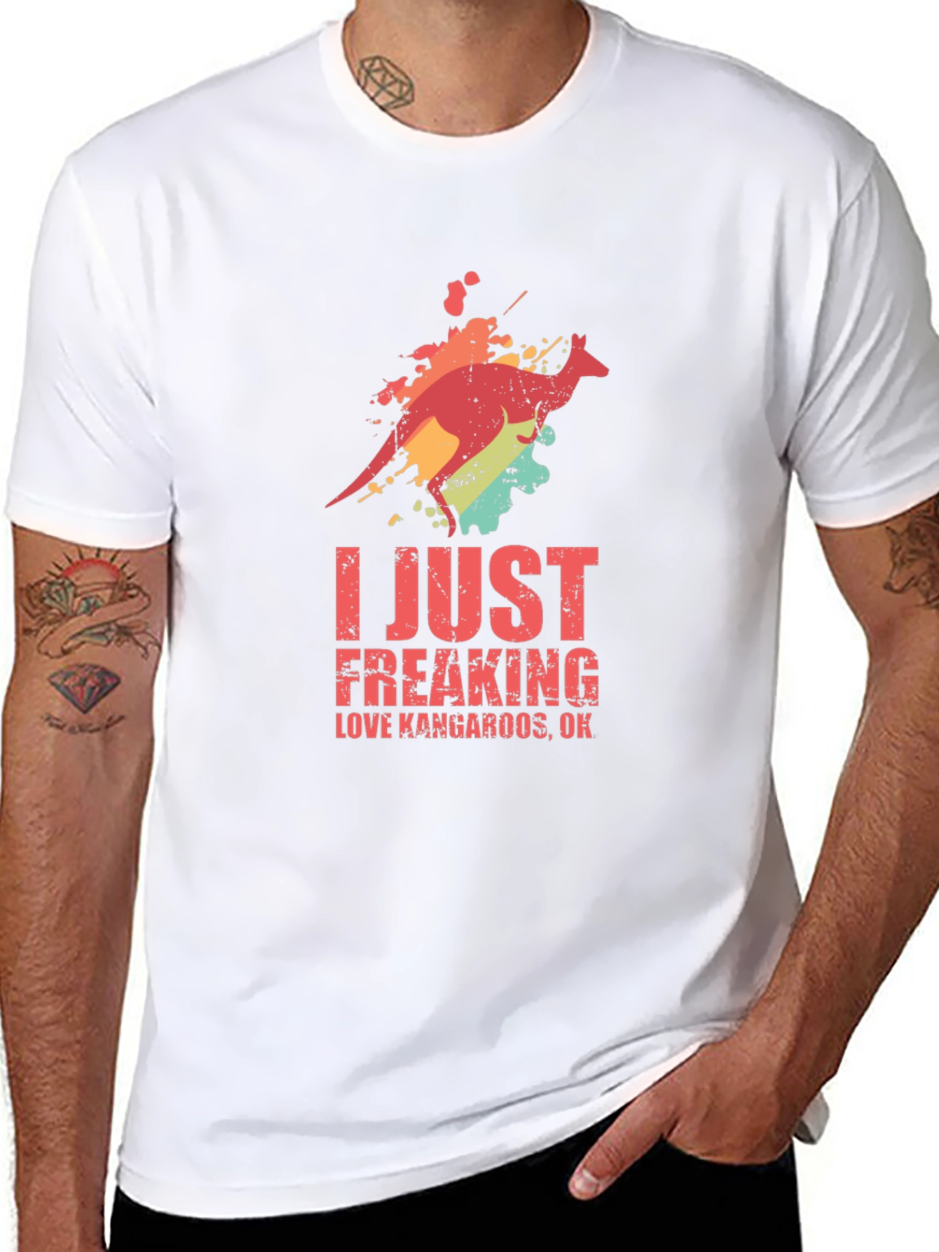Kangaroo T-Shirt: I Just Freaking Love Kangaroos