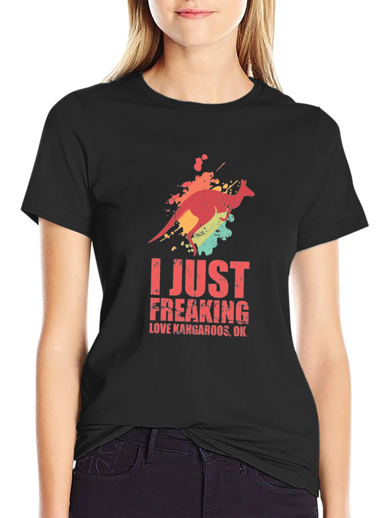 Kangaroo T-Shirt: I Just Freaking Love Kangaroos