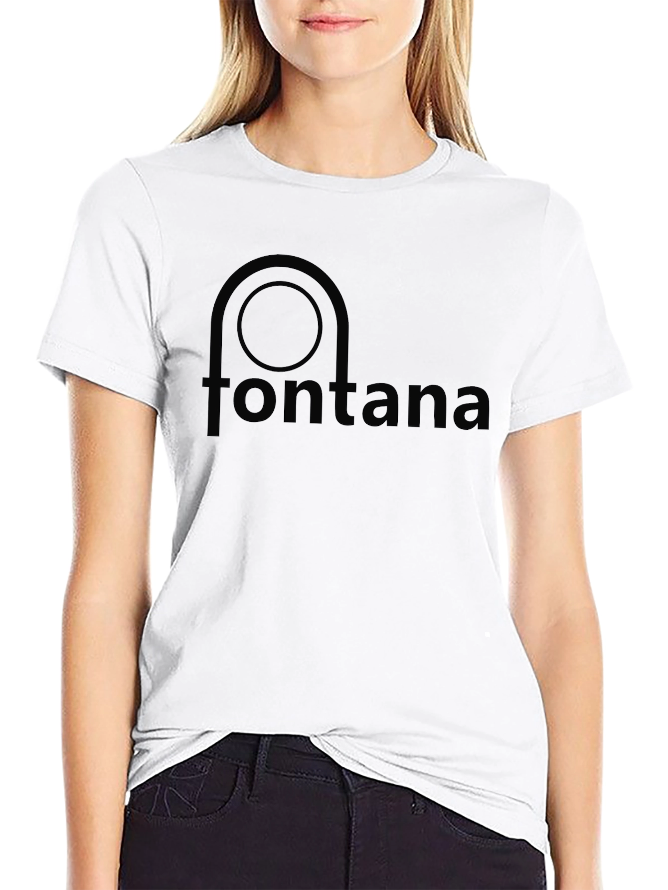 Fontana Black T-Shirt - Modern Design