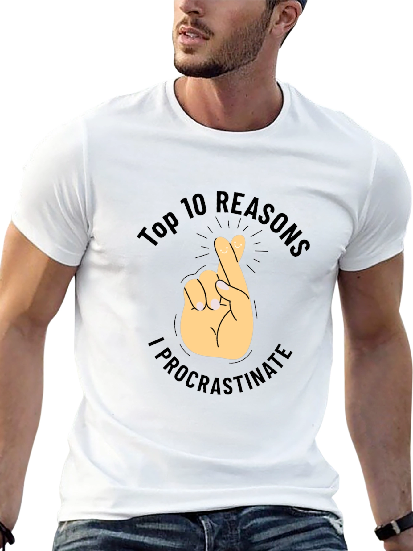 Top 10 Reasons I Procrastinate T-Shirt - Novelty Tee