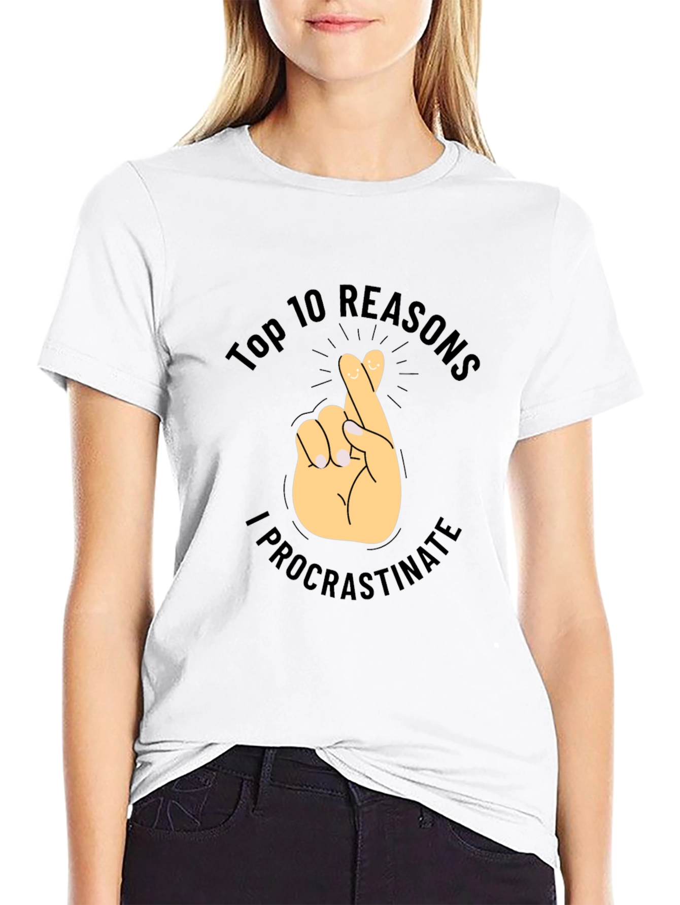 Top 10 Reasons I Procrastinate T-Shirt - Novelty Tee