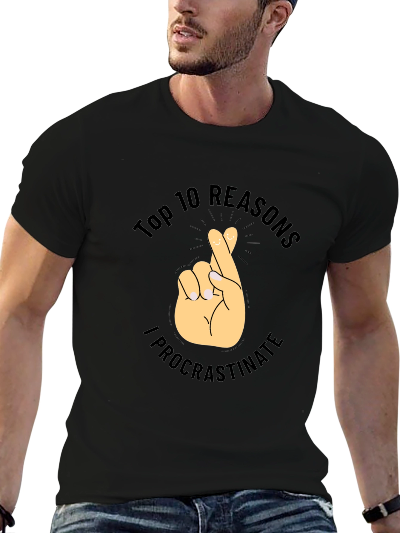 Top 10 Reasons I Procrastinate T-Shirt - Novelty Tee