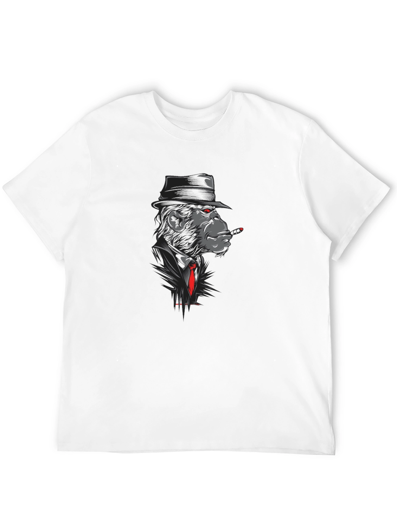 Gangster Monkey T-Shirt - Black