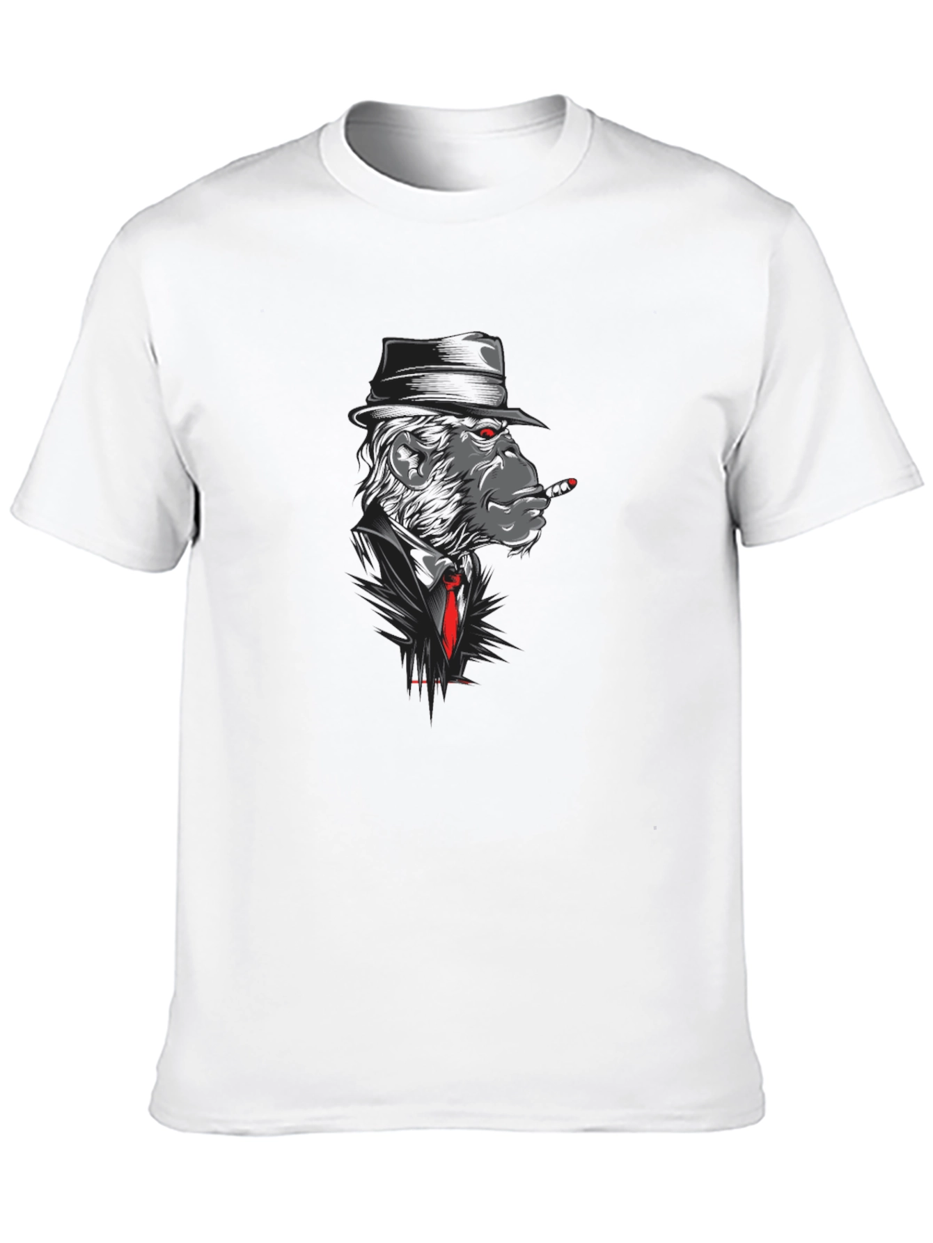 Gangster Monkey T-Shirt - Black