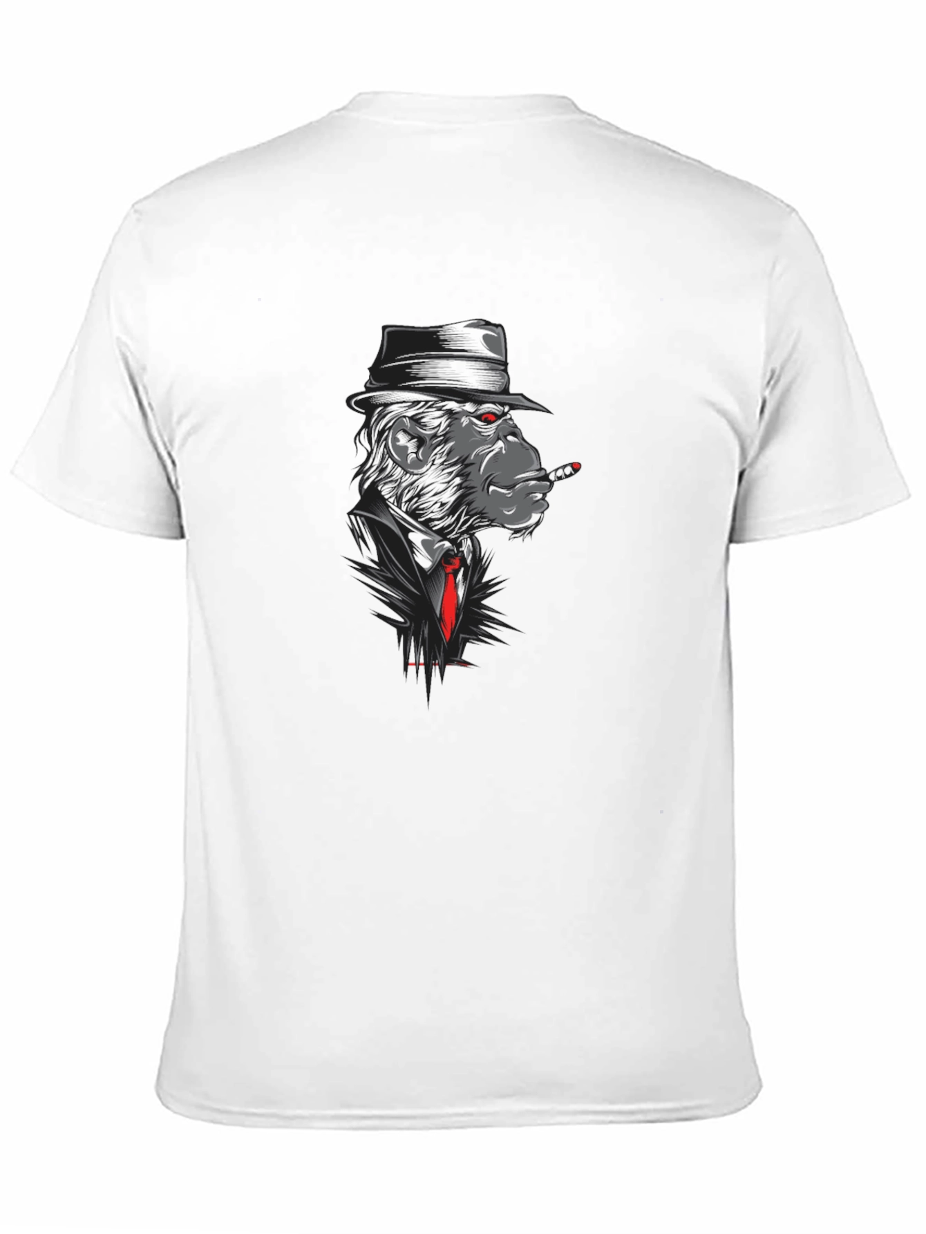 Gangster Monkey T-Shirt - Black