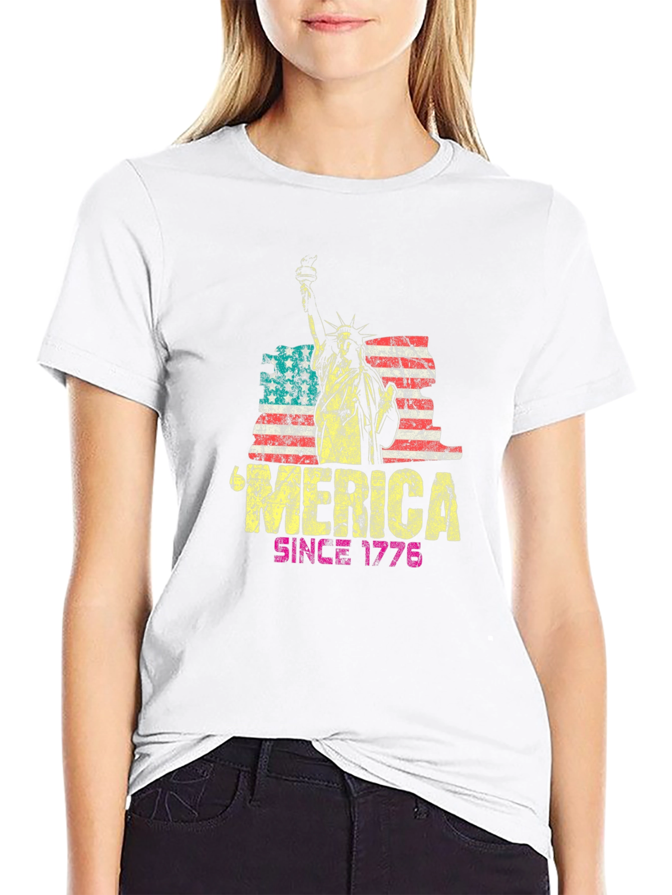 Americana T-Shirt - Statue of Liberty Since 1776