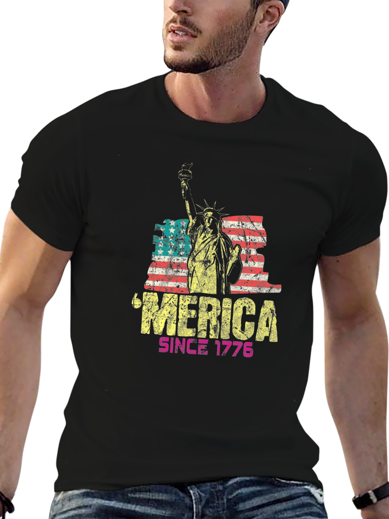 Americana T-Shirt - Statue of Liberty Since 1776