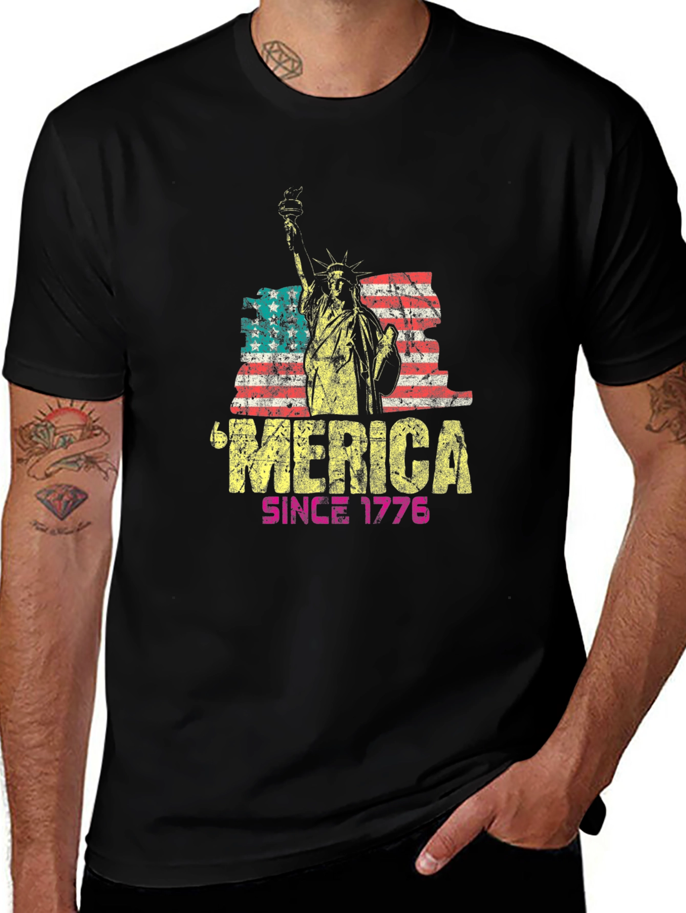 Americana T-Shirt - Statue of Liberty Since 1776